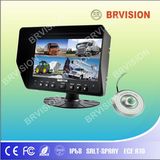 Bus Surveillance System/7inch Quad Split Car Monitor/Ceiling Camera