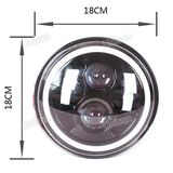 7inch 40W Round LED 4X4 Headlight with Halo