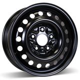 16X6.5 5-127 (5-5) Black Steel Winter Wheel