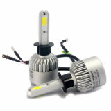 S2 72W 8000lm H1 Auto LED Headlight All in One for 6500k 12V 24V COB LED Chips Car Headlights Fog Light Conversion Kit