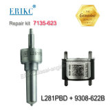 Erikc Delphi Repair Kir 7135-623 (L281PBD + 9308-621C) Cr Diesel Fuel Injector Valve Big Repair Kit for Ejbr05501d