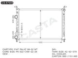 Car auto part aluminum for FIAT Radiator for Palio'96-02 mt