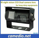 IP69k Waterproof Night Vision Dual Camera Lens Rear View Camera for Heay-Duty Equipments