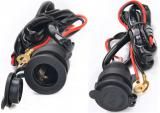 12V 1.5m Wire Waterproof Power Socket Car Boat Motorcycle Cigarette Lighter Plug