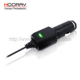 New Travel High Quality Input 12-24VDC, Output 5V 2A, 1.2m DC Cable USB Car Charger