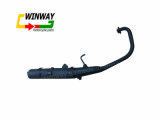 Ww-7305 Motorcycle Exhaust Pipe, Black, Motorcycle Muffler for Wave125
