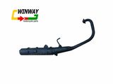 Ww-7305 Motorcycle Exhaust Pipe, Black, Motorcycle Muffler for Wave125