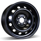 15X6 (4-98) Steel Black Winter Wheel Rim