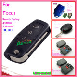 Remote Filp Key for Auto Focus Hu101 with 3 Button 433MHz