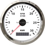 Popular 85mm Tachometer Rpm Meter with Hour Meter 0-3000rpm with Backlight for Diesel Engine