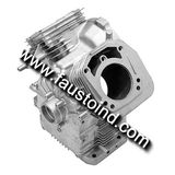 Aluminum Die Casting Gasoline Block, CNC Machined.