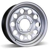 15X5.5 (5-139.7) Silver Winter Steel Wheel Rim
