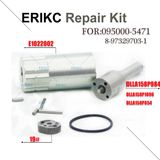 Erikc Diesel Injector 8-97329703-1 Repair Kit Dlla158p1096 Nozzle 19# Valve Plate Diesel Injector Repair Kit for Denso Injector 095000-5471 095000-8900