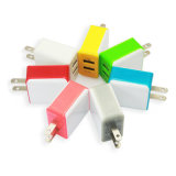 Mobile Phone Charger 2 USB Port Micro USB Wall Charger for Samsung Huawei