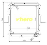 Cooling System Auto/Car Radiator for Truck Dfg Cummins 1301n08-010