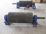 Belt Conveyor Head Pulley with Rubber Lagging