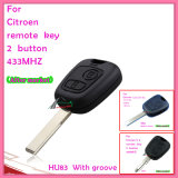 Auto Remote Key for Citroen 2 Buttons 434MHz (without groove)
