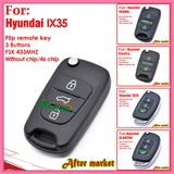 Flip Remote Key for Hyundai IX25 with 3 Buttons Fsk433MHz 70 Chip