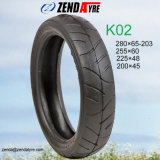 Natural Rubber Tyre 280× 65-203 for Baby Stroller