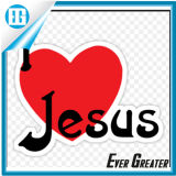 PVC I Love Jesus Sticker Car Sticker and Decals