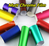 High Quality 1.52X20m PVC Vinyl Rolls Car Wrap Self Adhesive Stickers Matte Chrome Film
