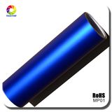 Blue Matte Chrome Car Wrap Metallic Pearl Vinyl