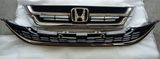 2PCS Set Front Grille + Bumper Grille ABS Chromed for Honda CRV Cr-V 2010-2011 71121-Swa-J31 71123-Swa-J31