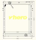 High Quality Heat Exchanger Auto Radiator for Truck Df Cummins 1301f12-010