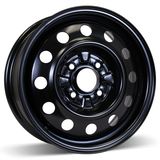 15X6 (4-114.3) Black Steel Winter Wheel Rim