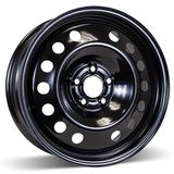 17X7 (5-108) Black Snow Wheel Rim