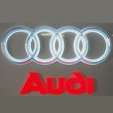 Electroplating Chrome Car Sticker ABS Car Logo