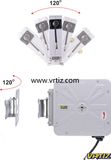 Swing 120 Degree Closed Air Hose Reel with Rubber Hose (HA400)