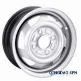 Silver Steel Wheel for Passenger Car (13X5 4/114.3)