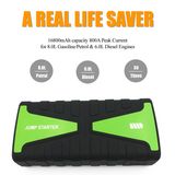 16800mAh 800A Peak Portable Jump Starter Mini Car Battery Booster for Emergency Situations