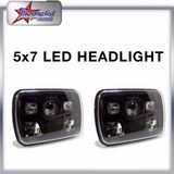 2017 New Design Popular 5X7 LED Headlight for Jeep Wrangler Offroad Truck