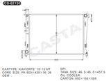 China Factory Auto Radiator for Hyundai KIA Forte'10-12MT