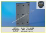 Brake Lining for Heavy Duty Truck Made in China (19799)