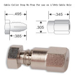 Cable Stop Collet Rod Fit for Control Cable