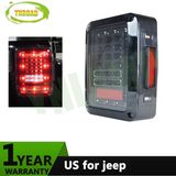 12V 24V USA Plug LED Reverse Turn Signal Running Brake Taillight for Jeep