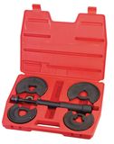 5PC Telescopic Coil Spring Compressor Strut Repair Tool Kit