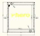 Auto Radiator Cooling system for Truck FAW Jiefang 13010100-131-1-010
