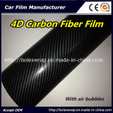 Hot Sell~~ Black 4D Carbon Fiber Vinyl Film