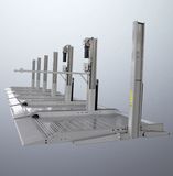 2700kgs Hydraulic Overground Two Post Stacker Auto Car Parking Lift