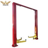 4500kgs Capacity Hydraulic Two Post Clear Floor Car Lift