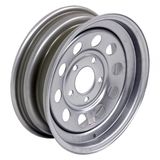 15X8 (5-6.5) Modular Silver Trailer Wheel Rim