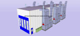 Large Industrial Spray Booth with Pits for Exhaust Air