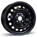 15X6.0 (4-100) Black Snow Wheel Rim