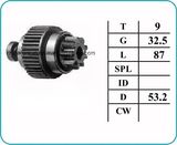 Gear Bendix 54-8125 for Isuzu