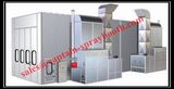 Large Spray Booth with High Efficient Exhaust System