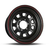 15X8 (6-5.5) Daytona Black Wheel for Jeep